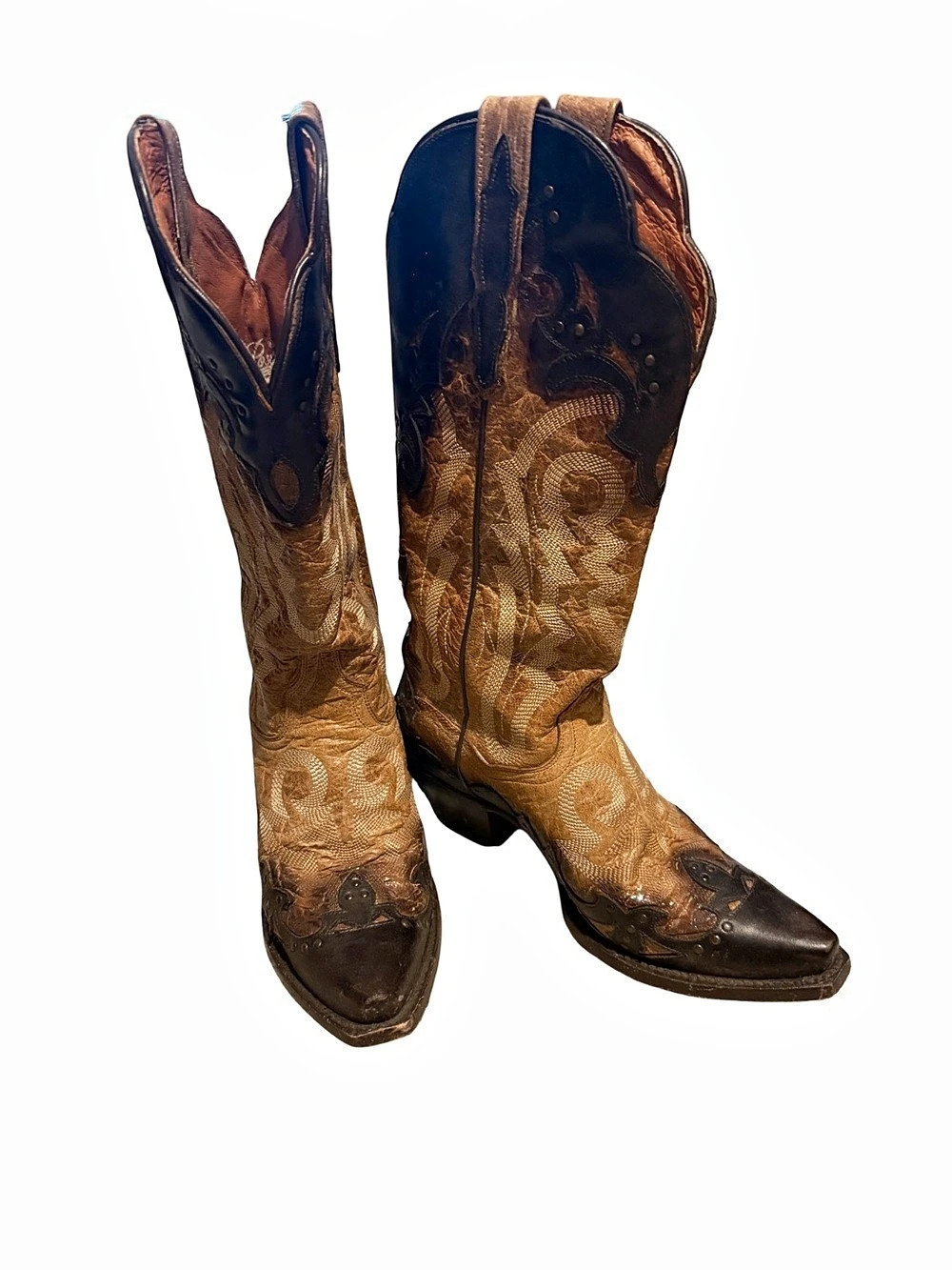 Dan Post Western boots Paisley Leather US 8 M